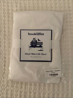 Brooklinen brooklittles Fitted Mini-Crib Sheet